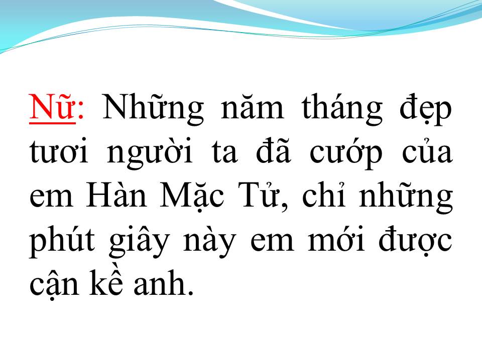 Lời bài hát HÀN MẠC TỬ (TÂN CỔ)