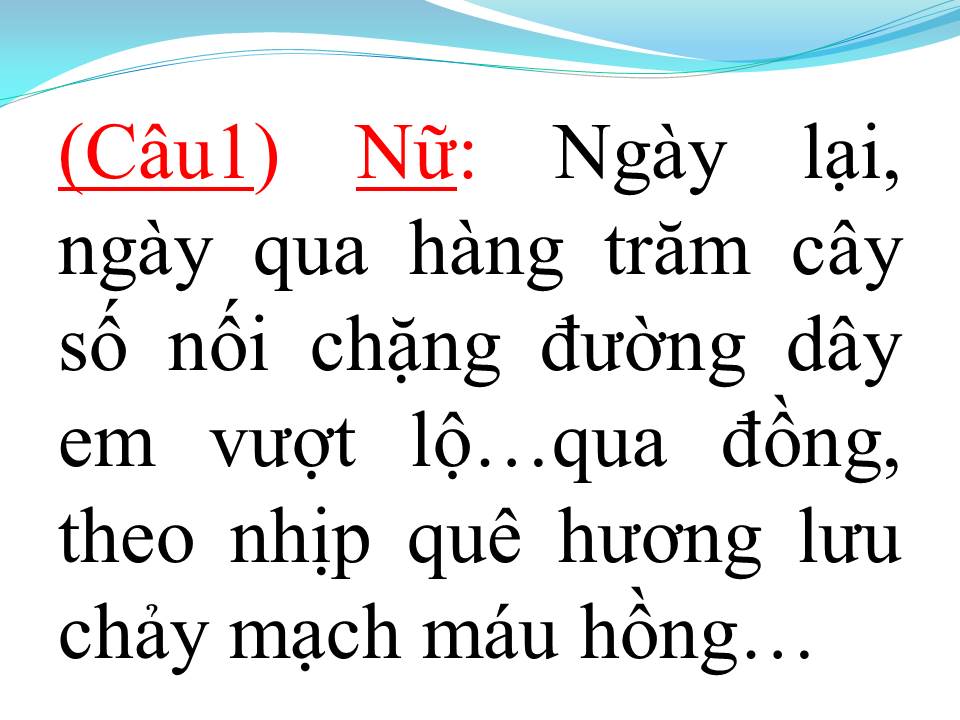 Lời bài hát DỆT CHẶNG ĐƯỜNG XUÂN (TÂN CỔ)