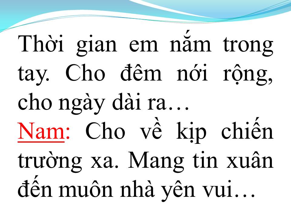Lời bài hát DỆT CHẶNG ĐƯỜNG XUÂN (TÂN CỔ)