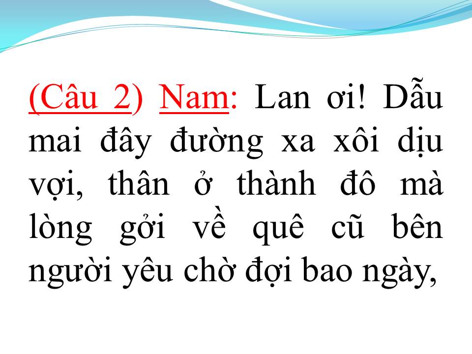Lời bài hát CHUYỆN TÌNH LAN VÀ ĐIỆP 1 (TÂN CỔ)