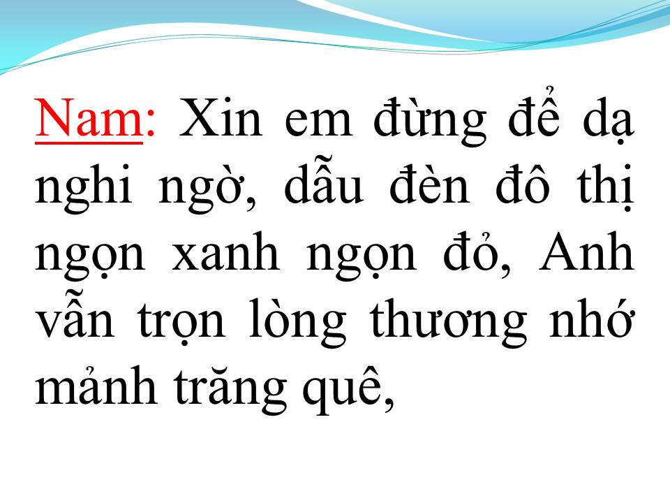 Lời bài hát CHUYỆN TÌNH LAN VÀ ĐIỆP 1 (TÂN CỔ)