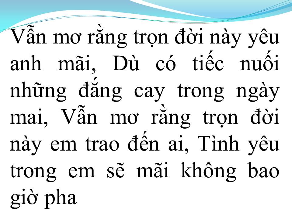 Lời bài hát NẾU EM ĐƯỢC LỰA CHỌN