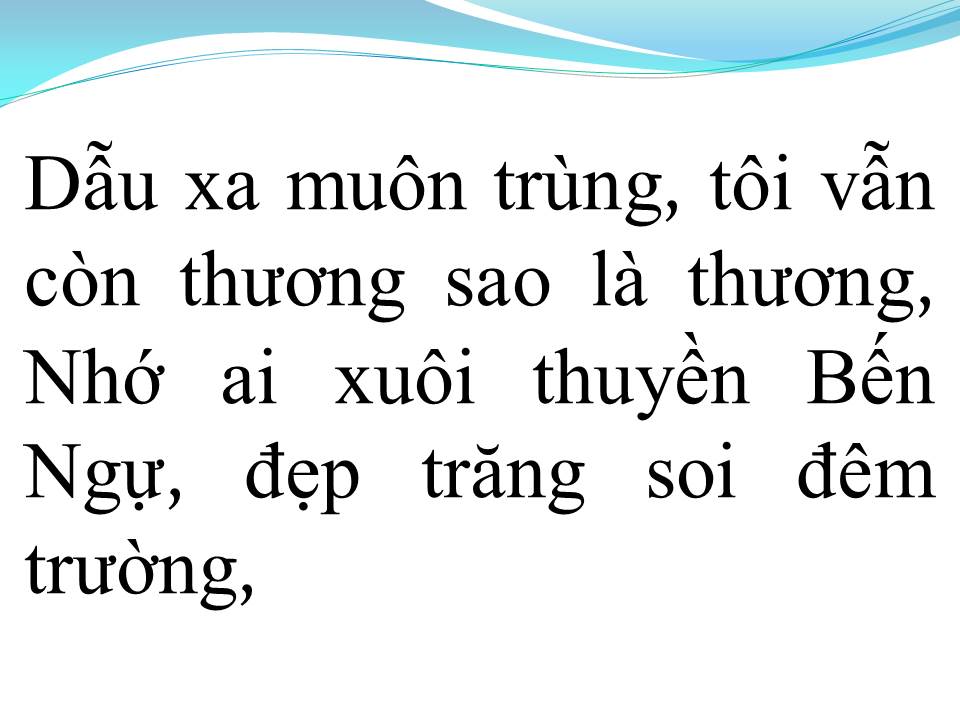 Lời bài hát THƯƠNG VỀ MIỀN TRUNG