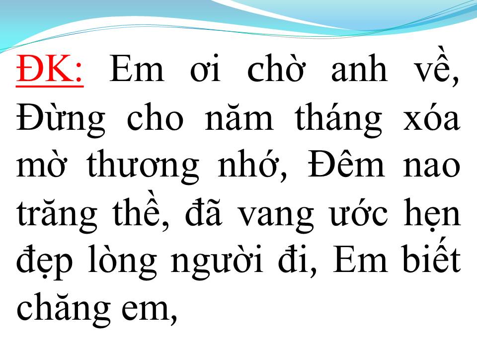 Lời bài hát THƯƠNG VỀ MIỀN TRUNG