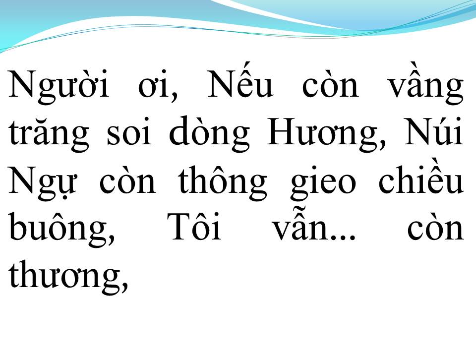 Lời bài hát THƯƠNG VỀ MIỀN TRUNG