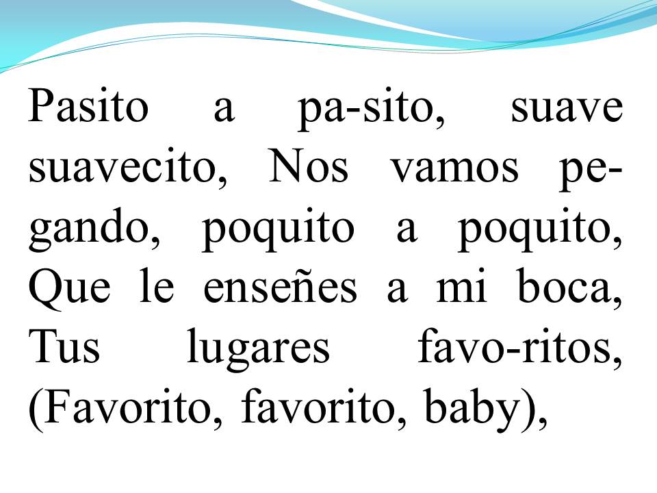 Lời bài hát DESPACITO