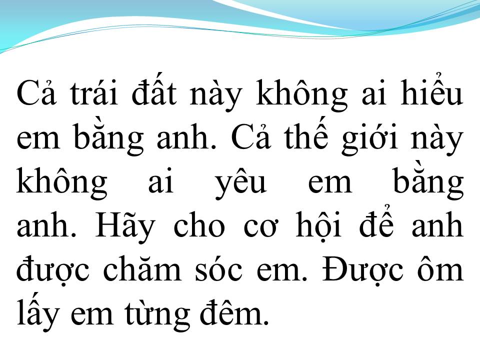 Lời bài hát NÔ LỆ TÌNH YÊU