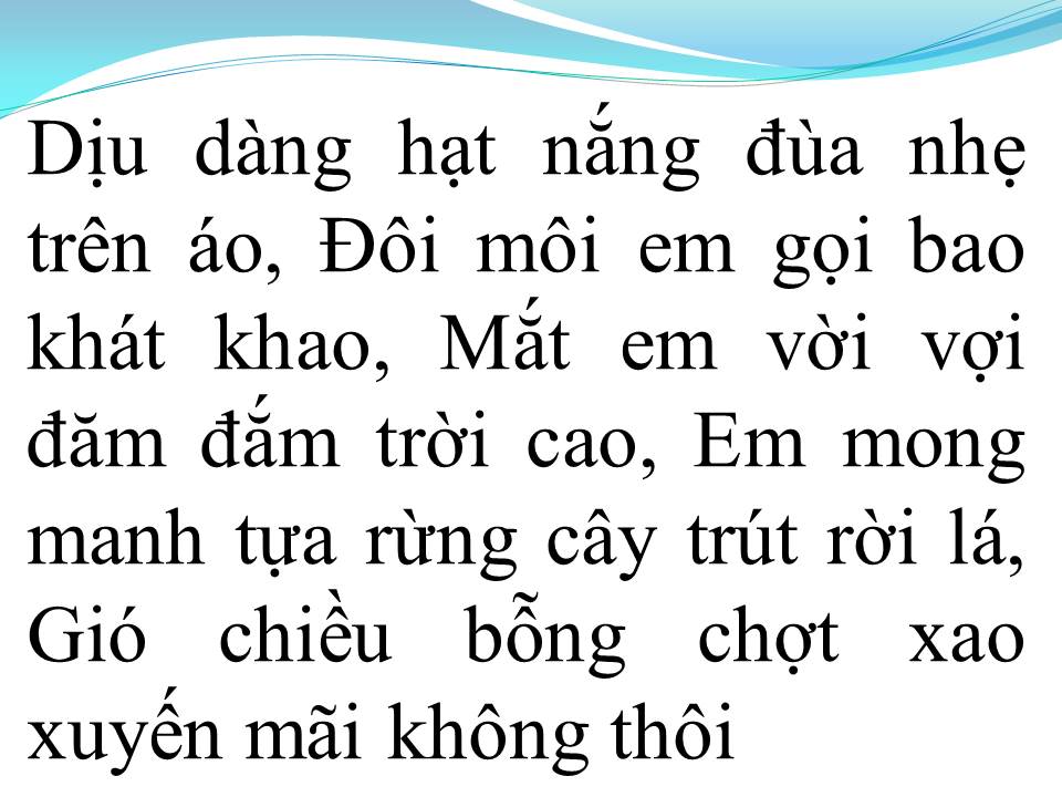 Lời bài hát ĐIỀU GIẢN DỊ