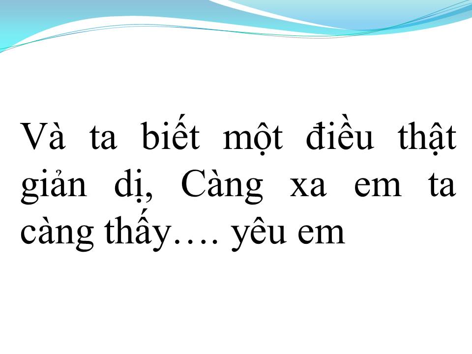 Lời bài hát ĐIỀU GIẢN DỊ