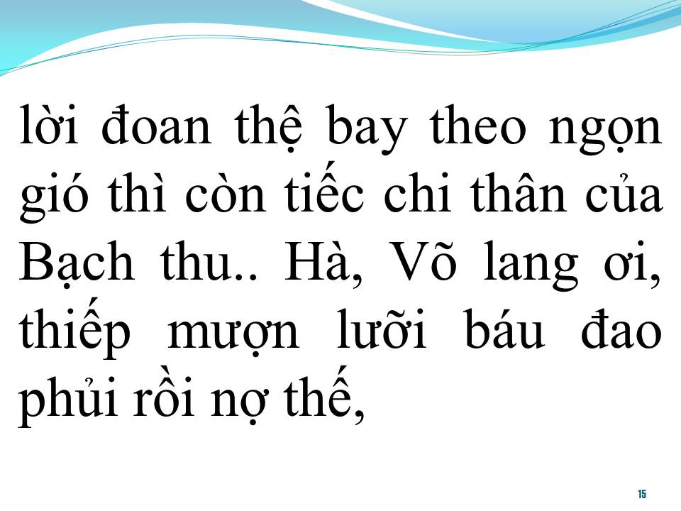 Lời bài hát BẠCH THU HÀ