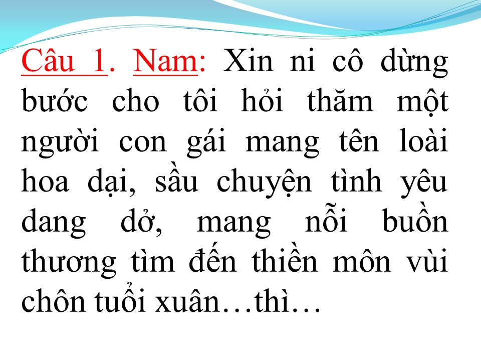 Lời bài hát CHUYỆN TÌNH LAN VÀ ĐIỆP 2 (TÂN CỔ)