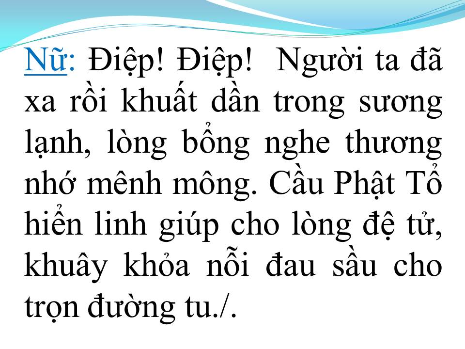 Lời bài hát CHUYỆN TÌNH LAN VÀ ĐIỆP 2 (TÂN CỔ)