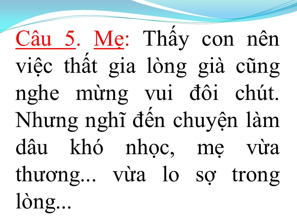 Lời bài hát CON GÁI CỦA MẸ (TÂN CỔ)
