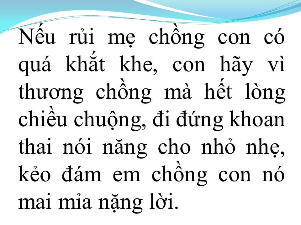 Lời bài hát CON GÁI CỦA MẸ (TÂN CỔ)