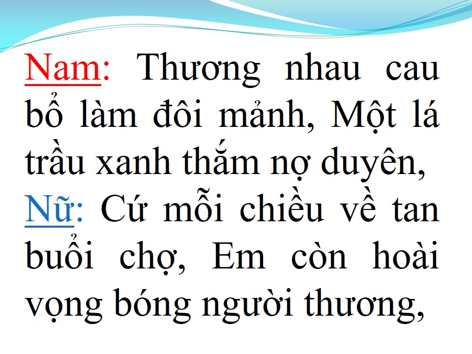 Lời bài hát LÁ TRẦU XANH (TÂN CỔ)