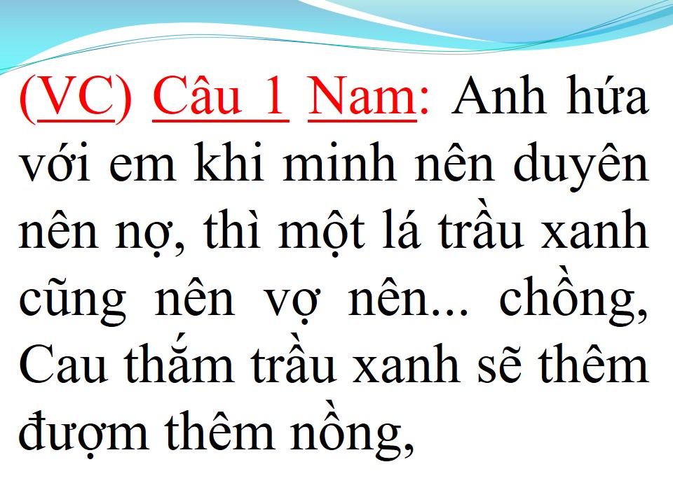 Lời bài hát LÁ TRẦU XANH (TÂN CỔ)
