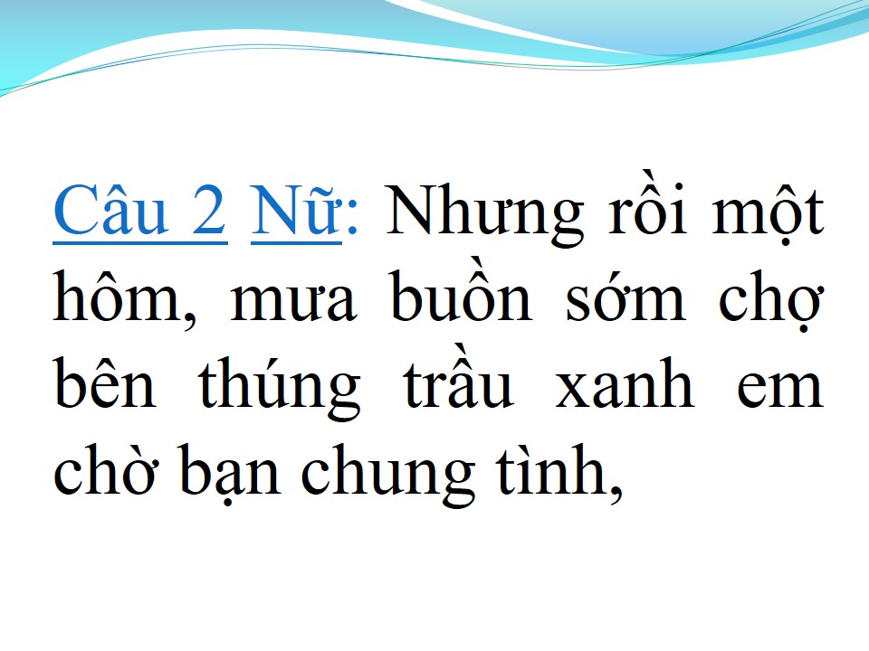Lời bài hát LÁ TRẦU XANH (TÂN CỔ)