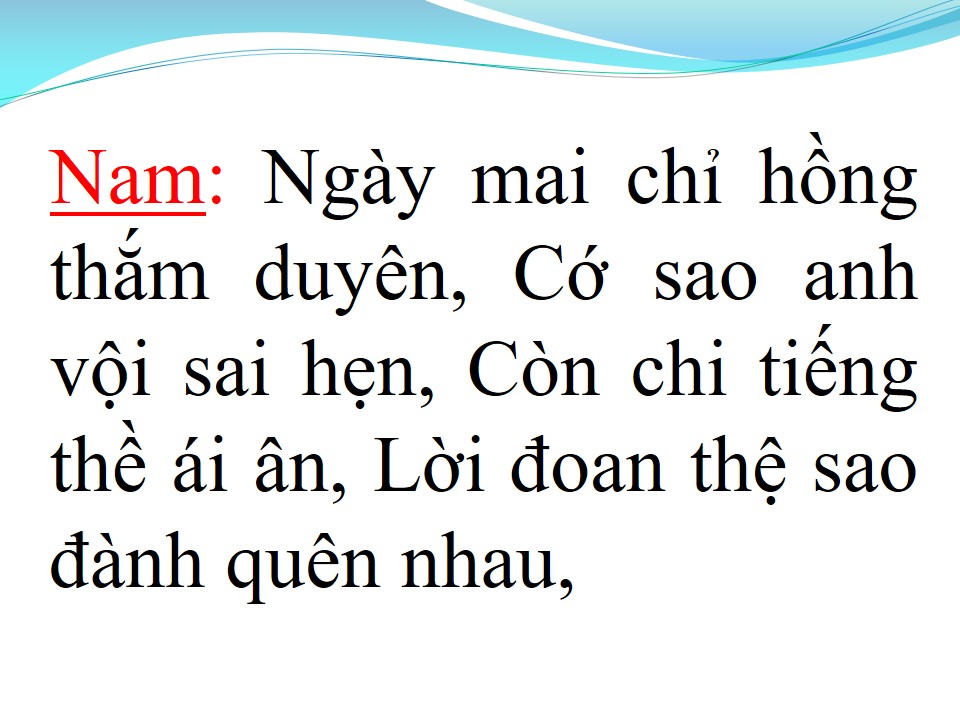 Lời bài hát LÁ TRẦU XANH (TÂN CỔ)