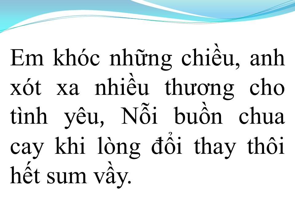Lời bài hát SANG NGANG