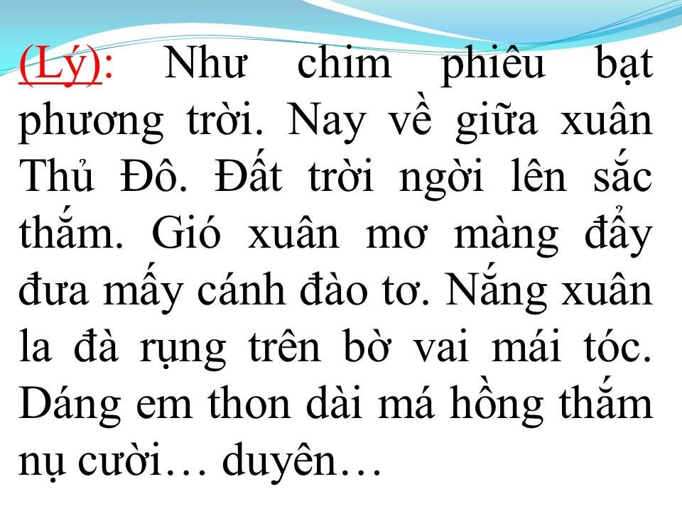 Lời bài hát MÙA HOA ĐÀO (TÂN CỔ)