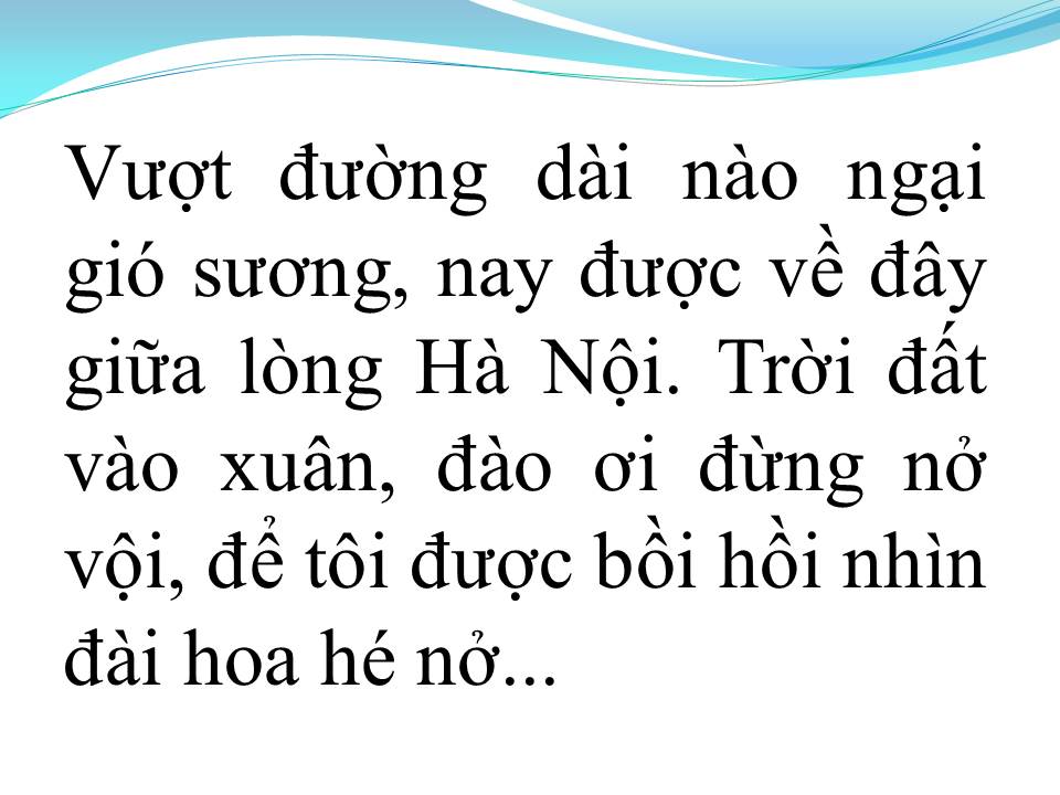 Lời bài hát MÙA HOA ĐÀO (TÂN CỔ)