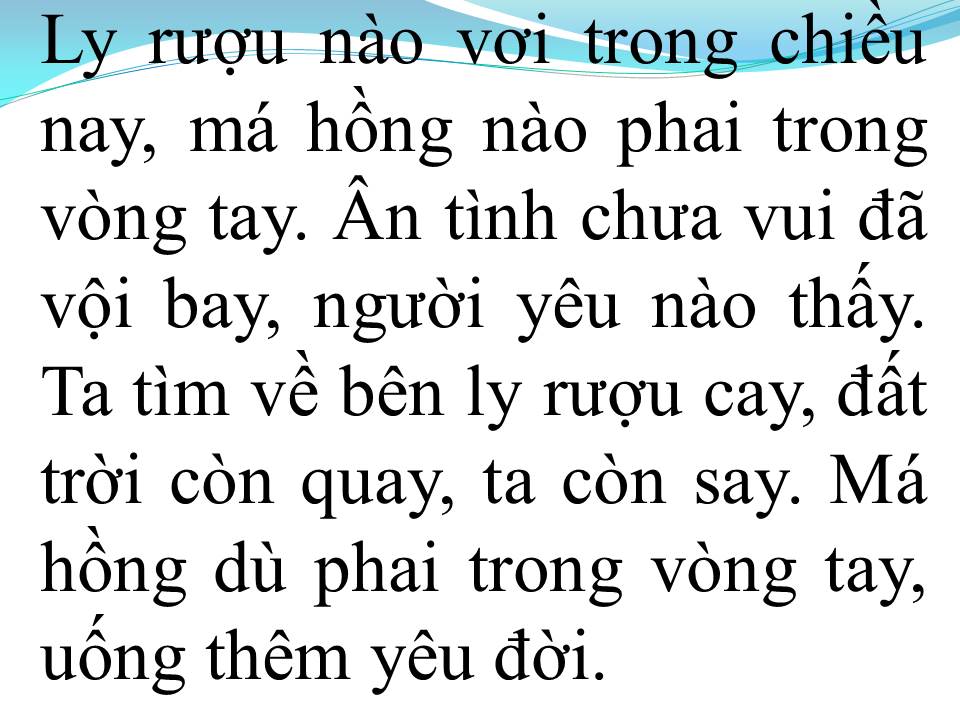 Lời bài hát SAY