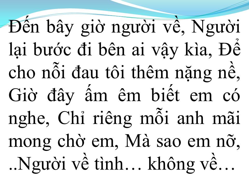 Lời bài hát TRANG GIẤY TRẮNG