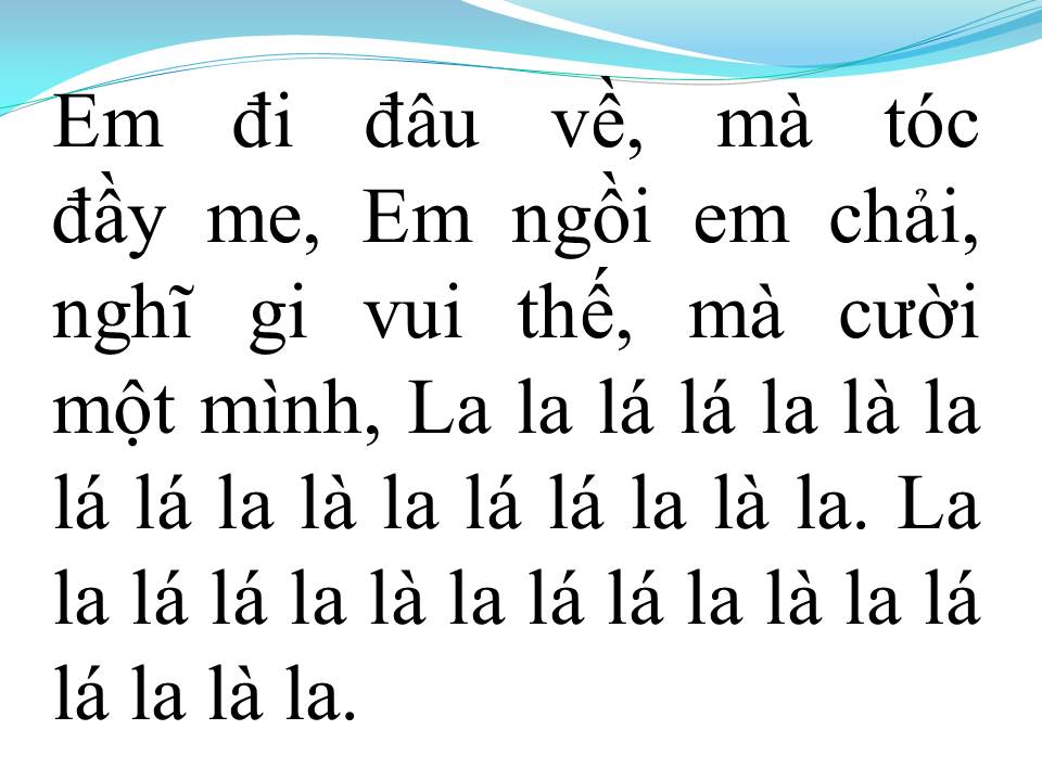 Lời bài hát THÀNH PHỐ TRẺ