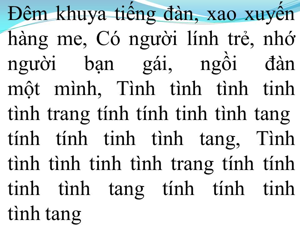 Lời bài hát THÀNH PHỐ TRẺ