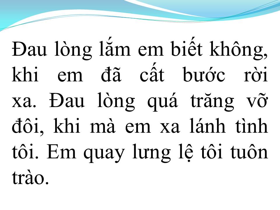 Lời bài hát TRĂNG BƠ VƠ
