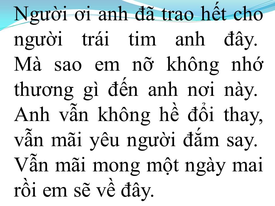 Lời bài hát TRĂNG BƠ VƠ