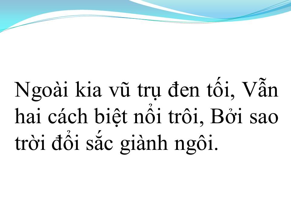 Lời bài hát SAO ĐỔI NGÔI