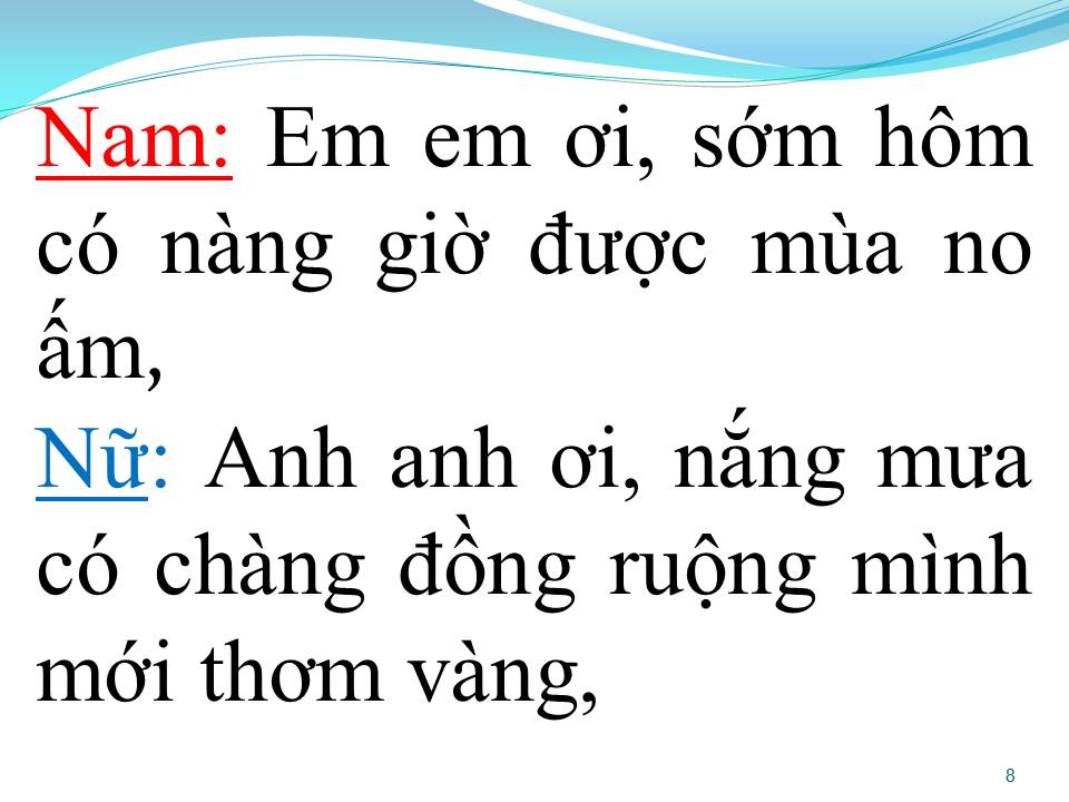 Lời bài hát TÌNH LÚA DUYÊN TRĂNG (SONG CA)