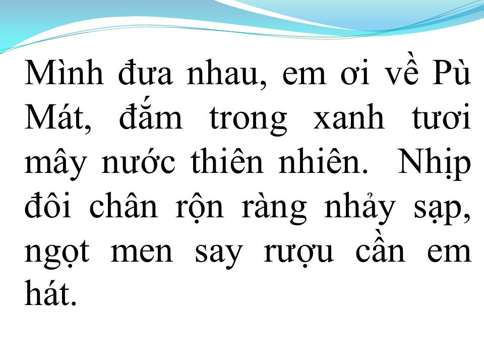 Lời bài hát VÒNG QUANH XỨ NGHỆ