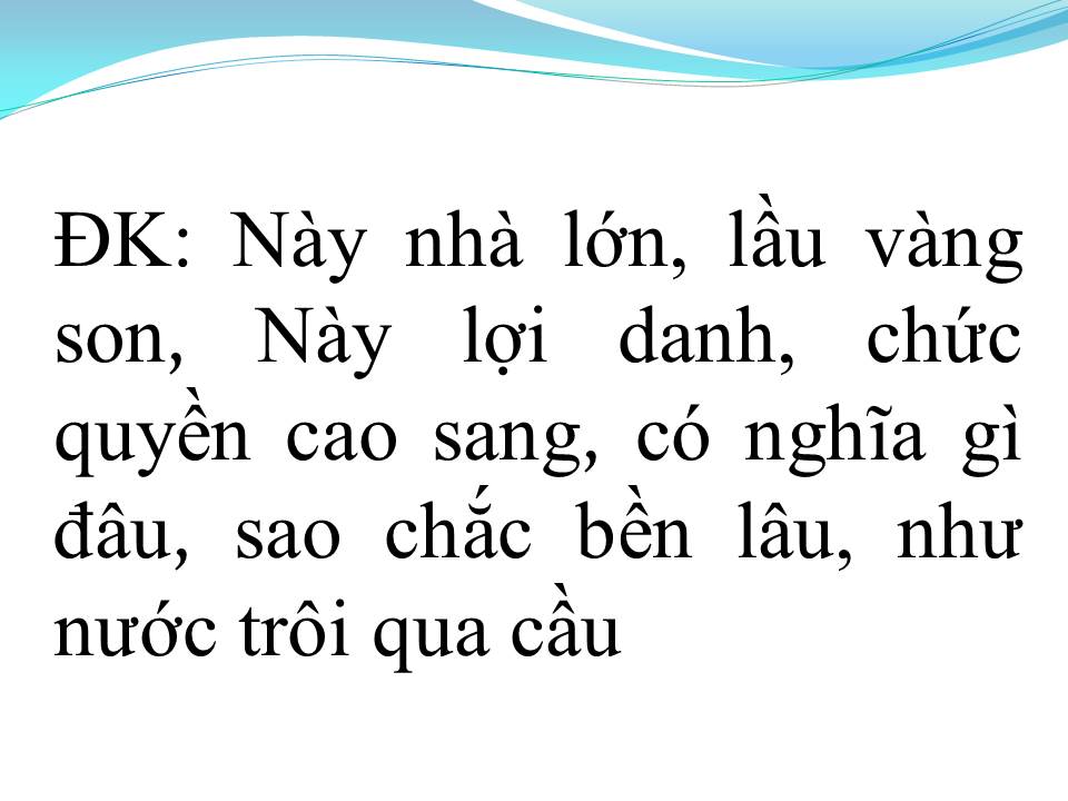 Lời bài hát TRỞ VỀ CÁT BỤI