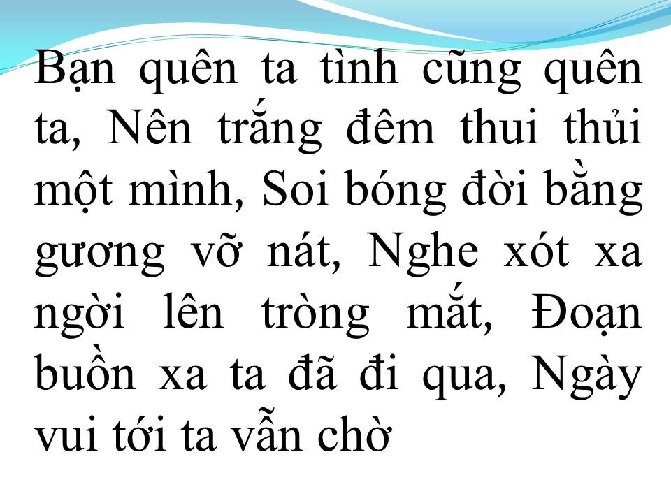 Lời bài hát THÓI ĐỜI