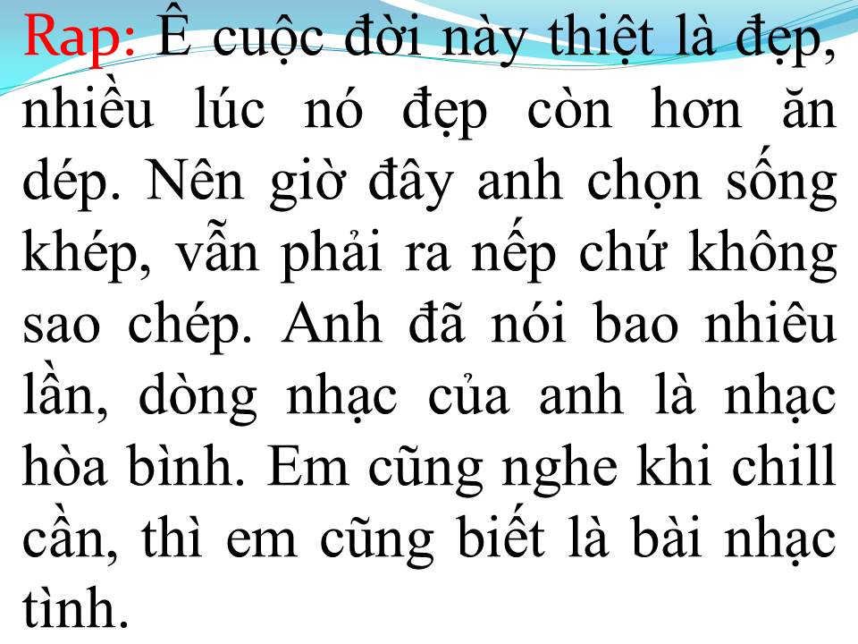 Lời bài hát CHO HỌ GHÉT ĐI EM