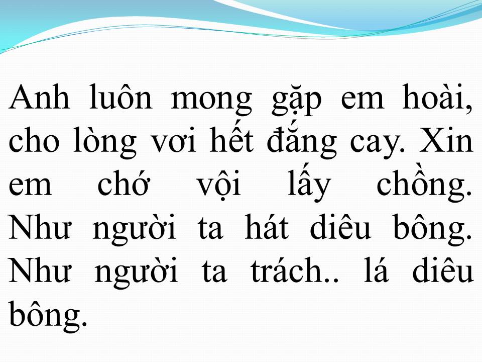 Lời bài hát TƯƠNG TƯ NÀNG CA SĨ