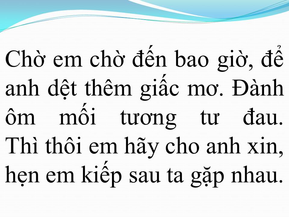 Lời bài hát TƯƠNG TƯ NÀNG CA SĨ