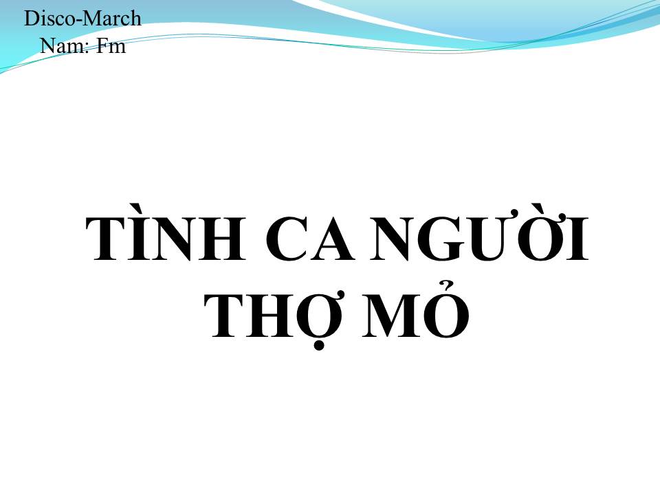Lời bài hát TÌNH CA NGƯỜI THỢ MỎ