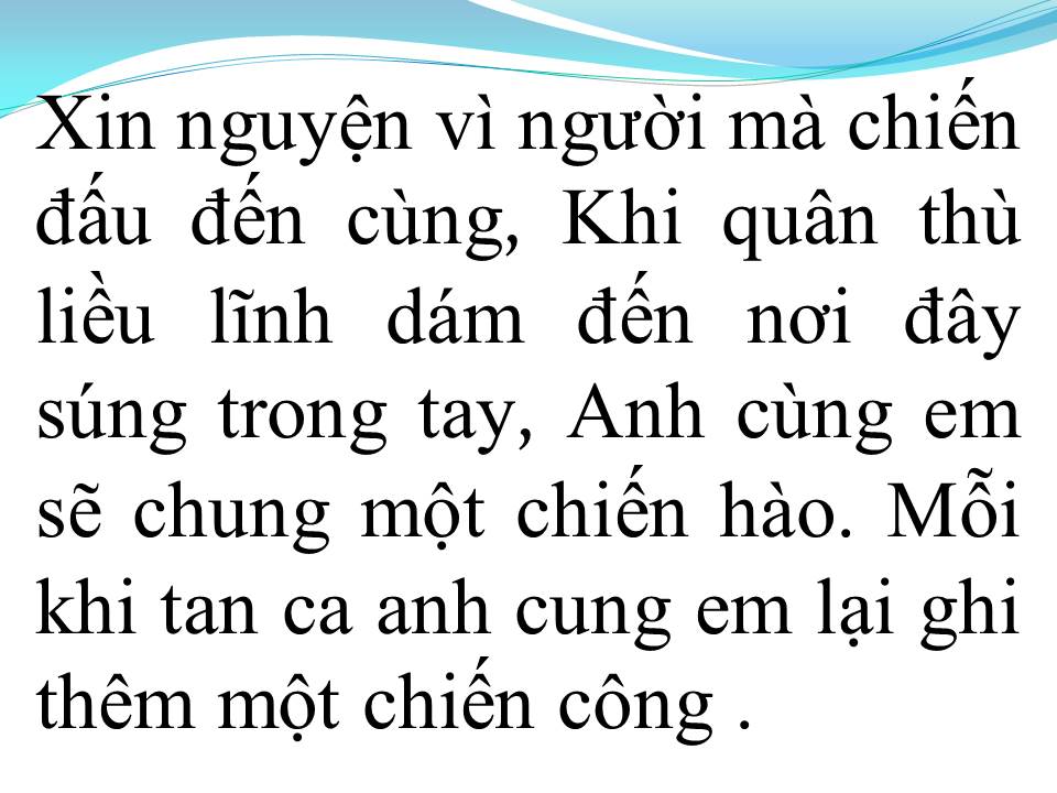 Lời bài hát TÌNH CA NGƯỜI THỢ MỎ