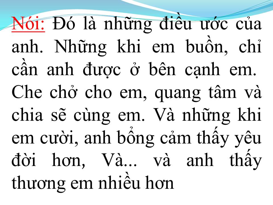 Lời bài hát ĐIỀU ƯỚC GIẢN ĐƠN