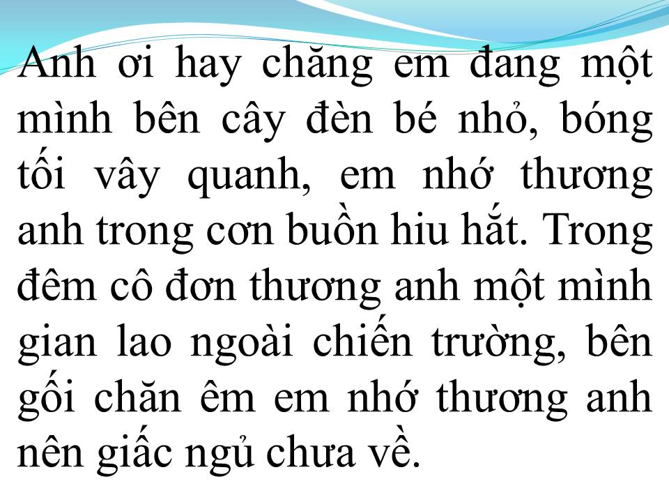 Lời bài hát NỮA ĐÊM THƯƠNG NHỚ