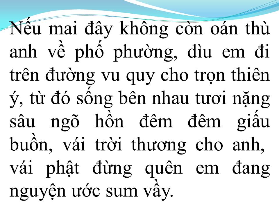 Lời bài hát NỮA ĐÊM THƯƠNG NHỚ