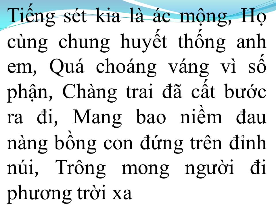 Lời bài hát NGƯỜI ĐÀN BÀ HÓA ĐÁ