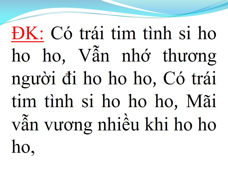 Lời bài hát TRÁI TIM TÌNH SI