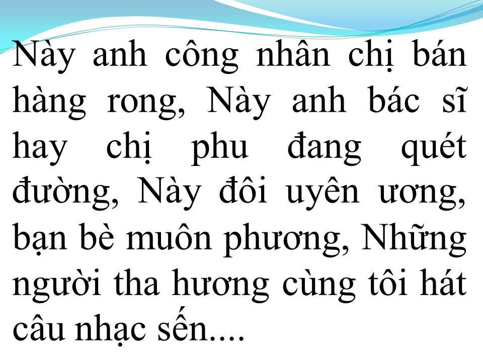 Lời bài hát SẾN