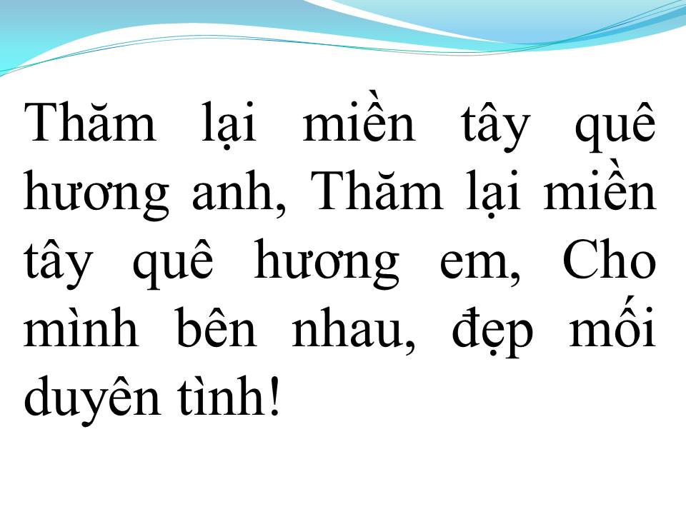 Lời bài hát LIÊN KHÚC SÔI ĐỘNG 1