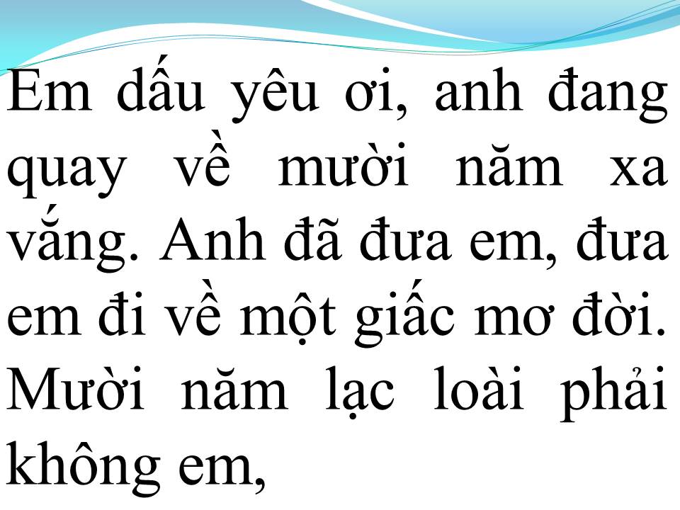 Lời bài hát LIÊN KHÚC SÔI ĐỘNG 1