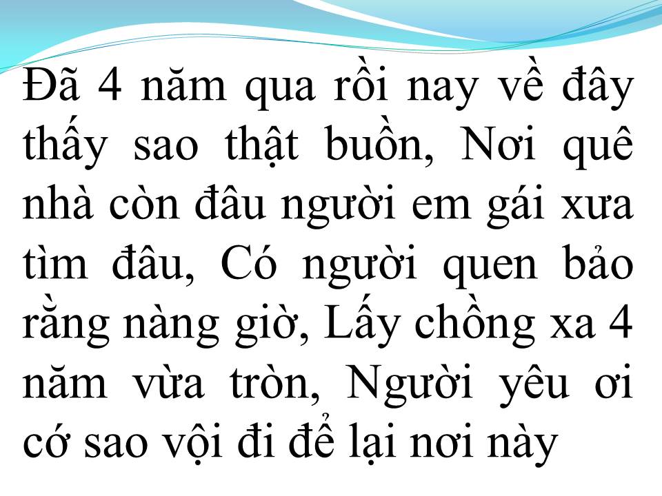 Lời bài hát LỐI MÒN KỶ NIỆM